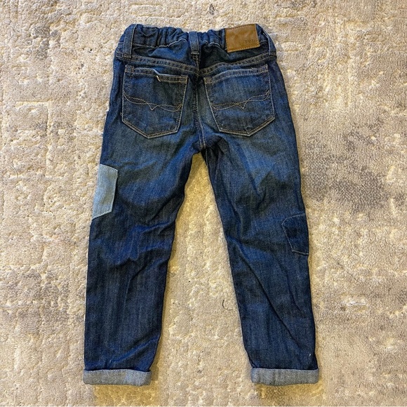 Polo Ralph Lauren Astor Slim Boyfriend 4T Girls Toddler Jeans With Patches - Picture 6 of 15